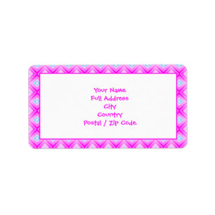 Bright Pink Large Return Address Labels