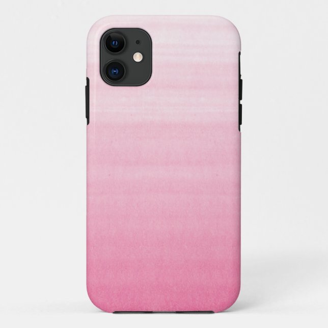 Bright Pink Ombre Customisable iPhone 5 Case (Back)
