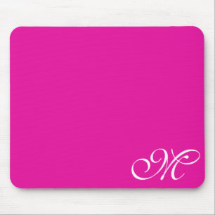 Bright Pink or Choose Your Colour Mouse Pad