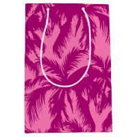 Bright pink Palm pattern