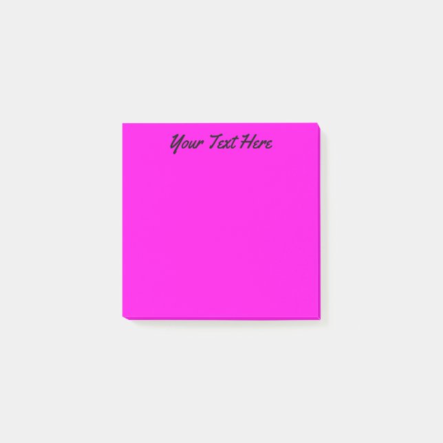 Bright Pink Post-it Notes (Front)