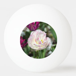 Bright pink tulips on a sunny day  ping pong ball