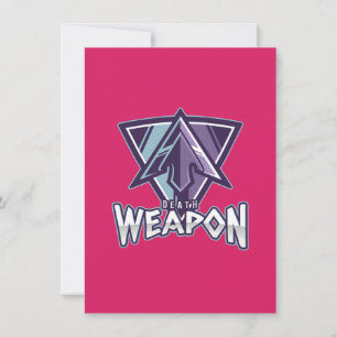 Bright Pink Wallpaper Modern Minimalist Design Thank You Card