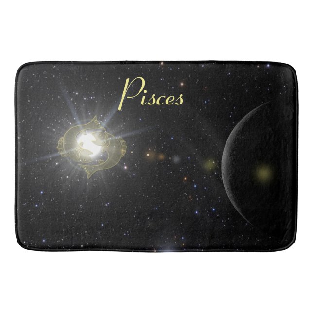 Bright Pisces Bath Mat (Front)
