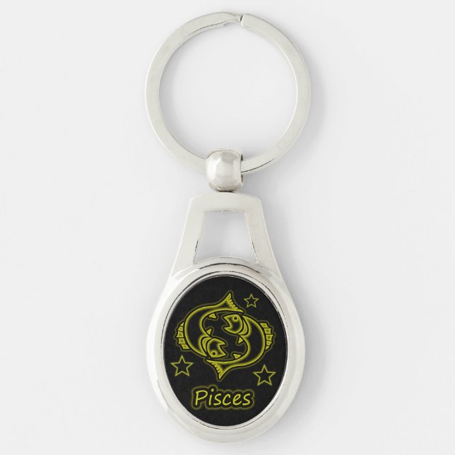 Bright Pisces Key Ring (Front)