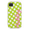 Bright Polka Dot Pattern with name - green pink