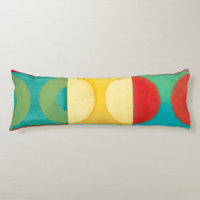 Bright Pop Art with Circles and Squares