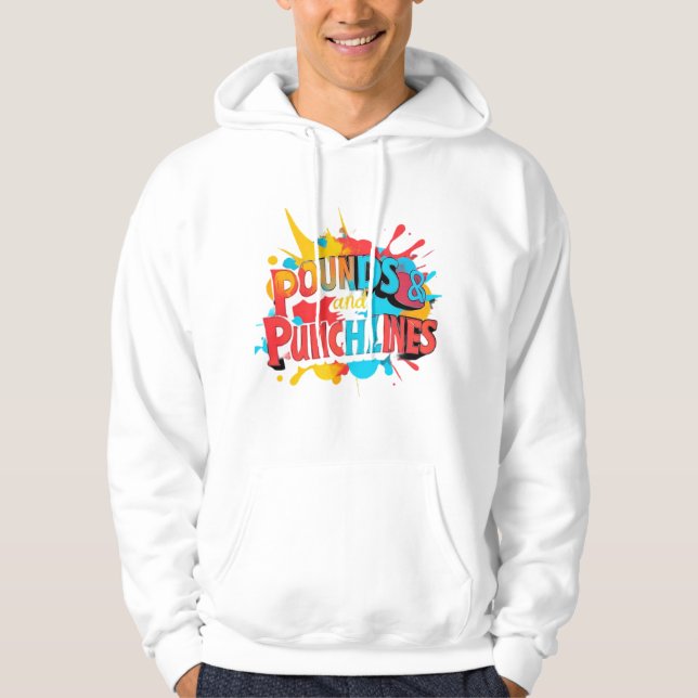 "Bright Punchline Palette" Hoodie (Front)