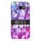 Bright Purple Blue Triangle Geometric Pattern