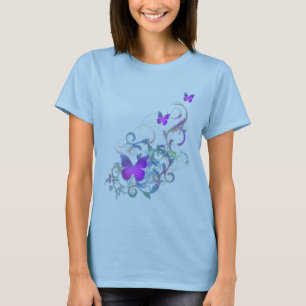 Bright Purple Butterfly T-Shirt