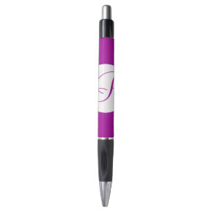 Bright Purple Circle Monogram