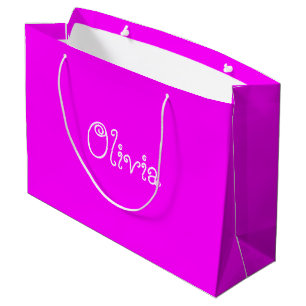 Bright Purple Colour Baby Shower Gift Bag