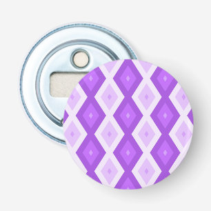 Bright purple diamond pattern bottle opener
