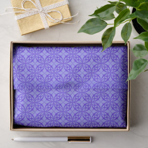 Bright Purple Filigree Pattern Tissue Paper