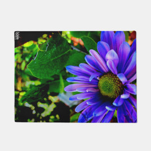 Bright Purple Flower Doormat
