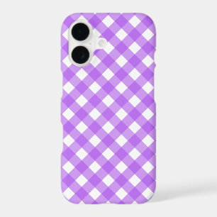 Bright purple gingham