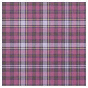 Bright Purple Girly Plaid Fabric