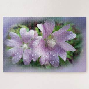 Bright purple jigsaw puzzle