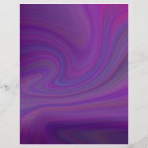 Bright Purple Swirls Scrapbook Paper