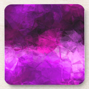 Bright Purple Tissue Paper Coaster