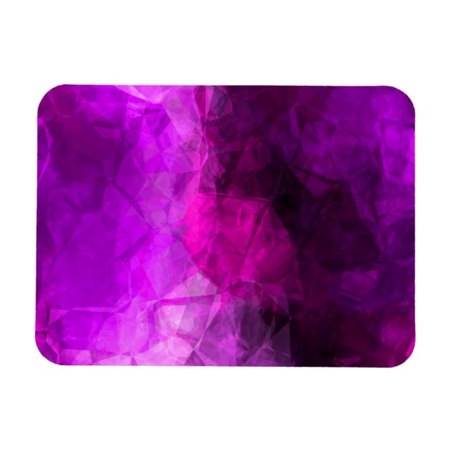 Bright Purple Tissue Paper Magnet (Horizontal)