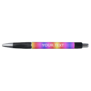 Bright Rainbow Chic Colourful Custom Emmy Pen