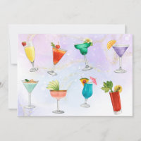 Bright rainbow cocktail party fun drinks celebrat