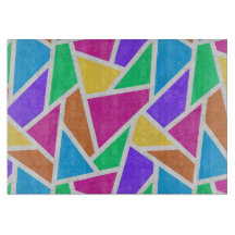 Bright rainbow colours mosaic