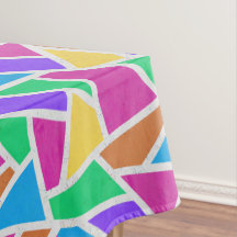 Bright rainbow colours mosaic