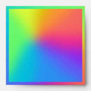 Bright Rainbow Gradient Envelope