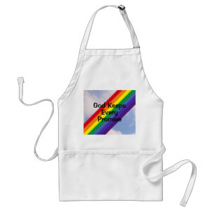 Bright Rainbow in the Sky Inspirational Cute Standard Apron