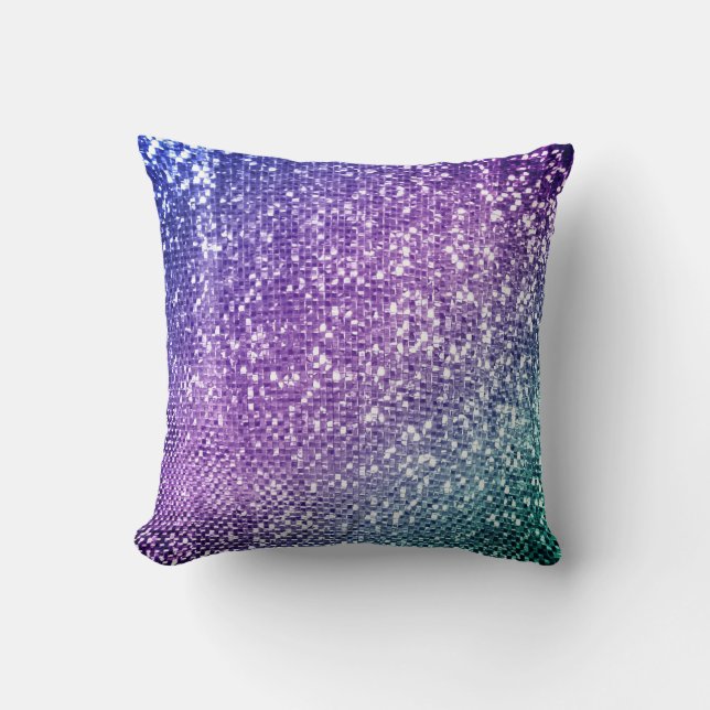 Bright Rainbow Mermaid Style 2 Designs You Decide Cushion (Front)