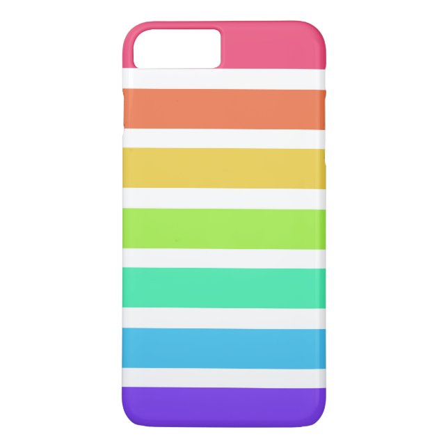 Bright rainbow stripes Case-Mate iPhone case (Back)
