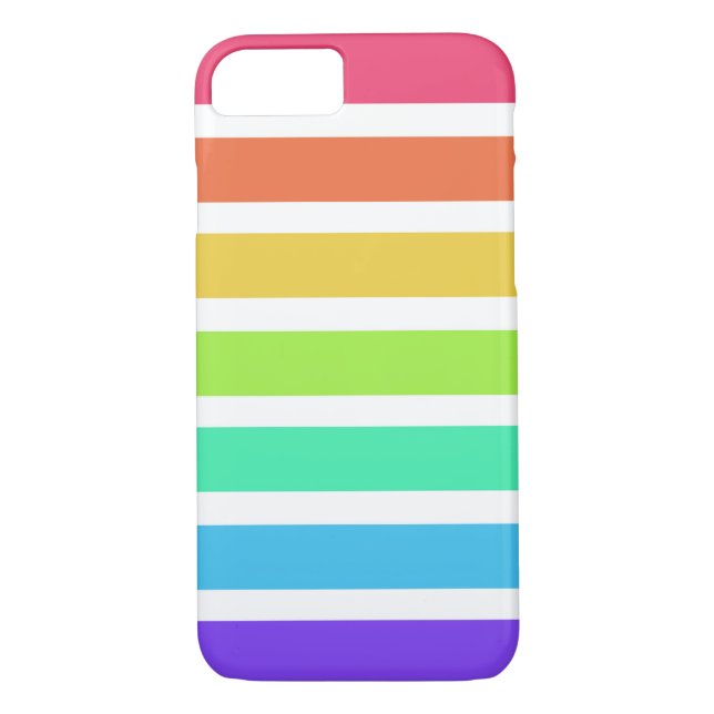 Bright rainbow stripes Case-Mate iPhone case (Back)