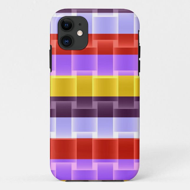 Bright rainbow stripes modern design 2 Case-Mate iPhone case (Back)