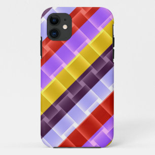 Bright rainbow stripes modern design Case-Mate iPhone case