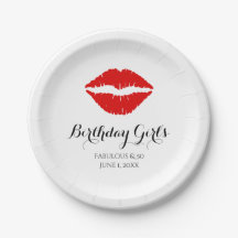 Bright Red Lipstick Fabulous & 50 Birthday Party