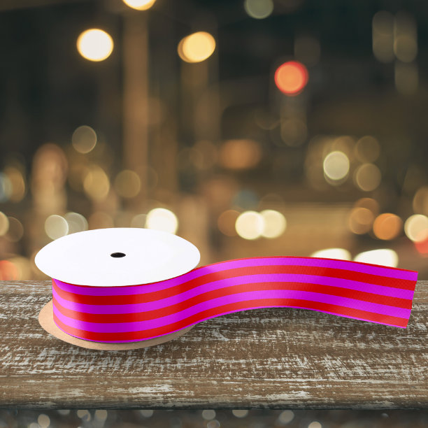 Pink Stripe Ribbon | Zazzle NZ