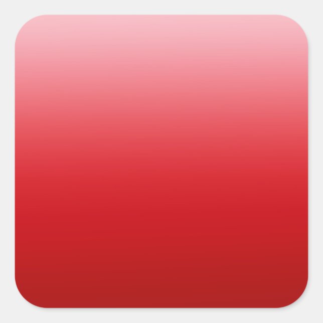 Bright Red Wallpaper Background Square Sticker (Front)