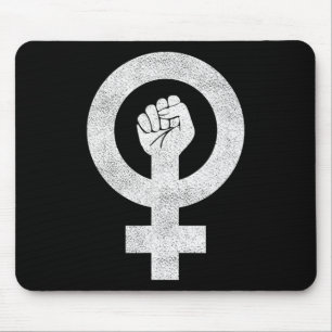 Bright Resist Fist Feminist - Women Equality And L Mouse Pad