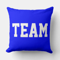 Bright Royal Blue Fun Athletic TEAM White Text