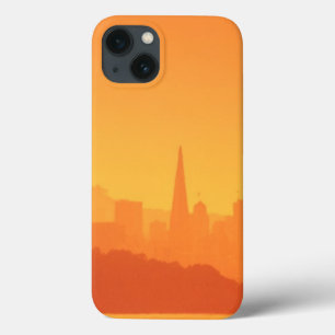 Bright San Francisco sunset. iPhone 13 Case