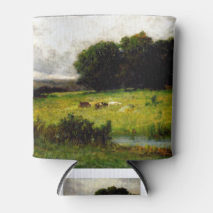 Bright Scene of Cattle near Stream - Edward Mitche Can Cooler