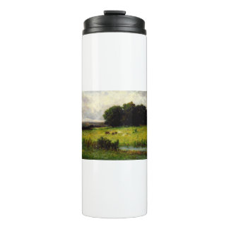 Bright Scene of Cattle near Stream - Edward Mitche Thermal Tumbler
