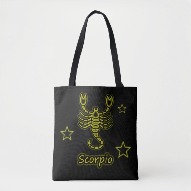 Bright Scorpio Tote Bag (Front)