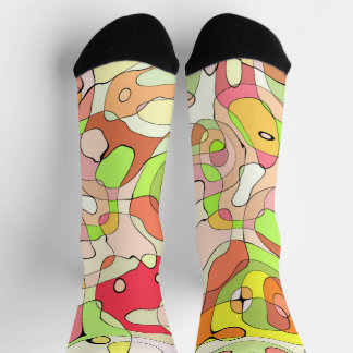 Bright Scribbles Socks