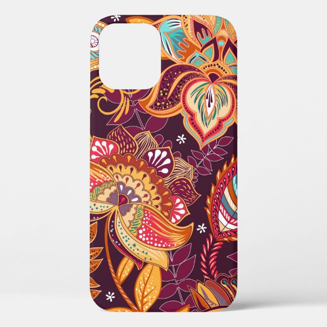 Bright seamless pattern in paisley style. Colourfu Case-Mate iPhone Case (Back)