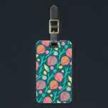 Bright Seashells and Seaweed CUSTOMIZED  Luggage Tag<br><div class="desc">Get ready for your vacation with this cheerful luggage tag - you can add your contact details to the other side or select a single sided design. Hand drawn design by me for you! Change the colour or font of the lettering as you like. Check my shop for more patterns...</div>