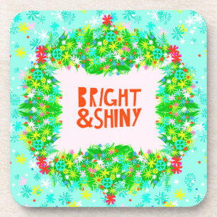Bright & Shiny Wreath Coaster
