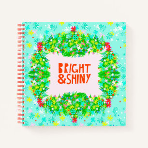 Bright & Shiny Wreath Notebook